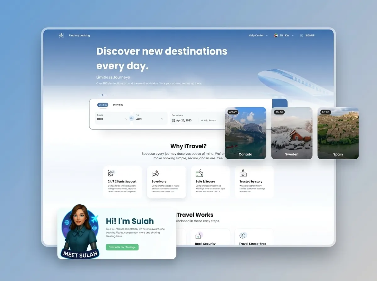 iTravel KW project preview
